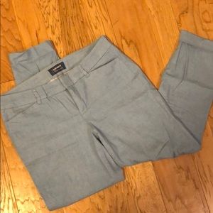 Old navy pixie mid rise crop light blue/denim like